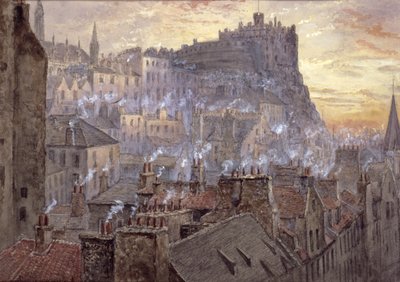 Edinburgh Castle von der George IV Bridge von Jane Stewart Smith